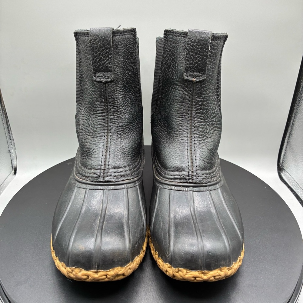 L.L. Bean Bean Boots 6.5” Chelsea Women’s 7 M Black Made In USA - Picture 2 of 8